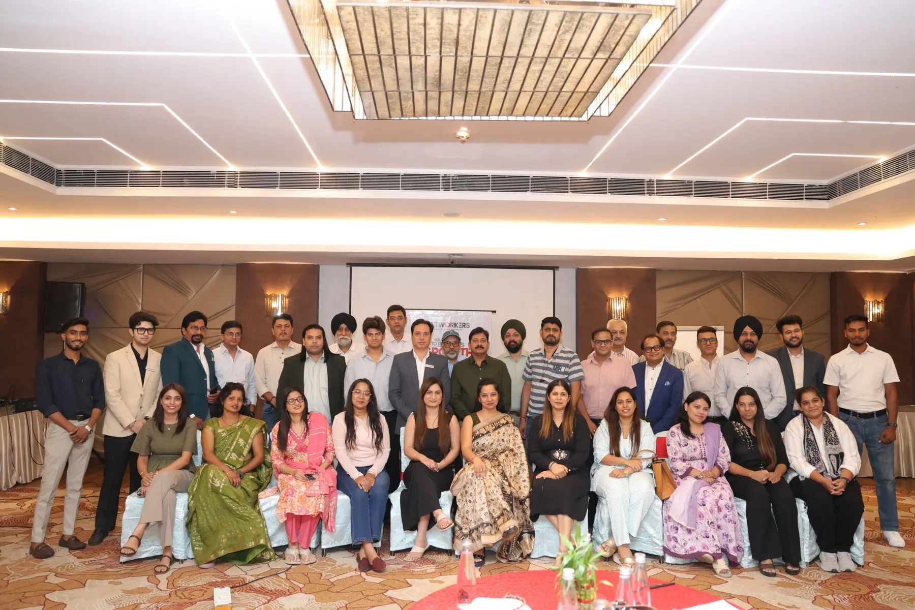 A Networkers chapter together for a group photograph